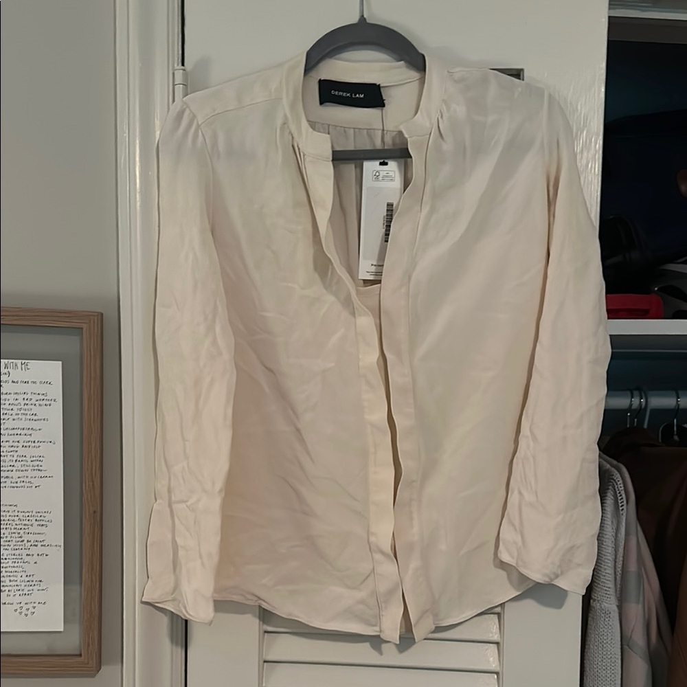 Derek Lam Cream Blouse